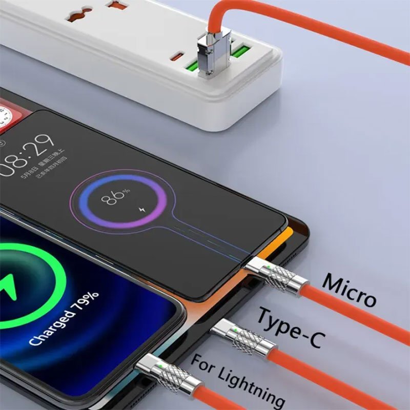 كابل شحن سريع 3 في 1 - الصورة 2