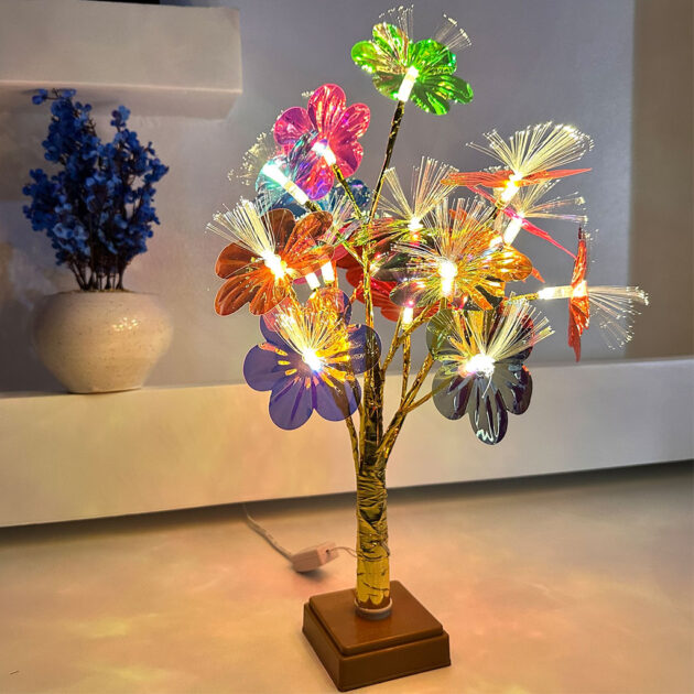 Lampe de Table Fleurs...