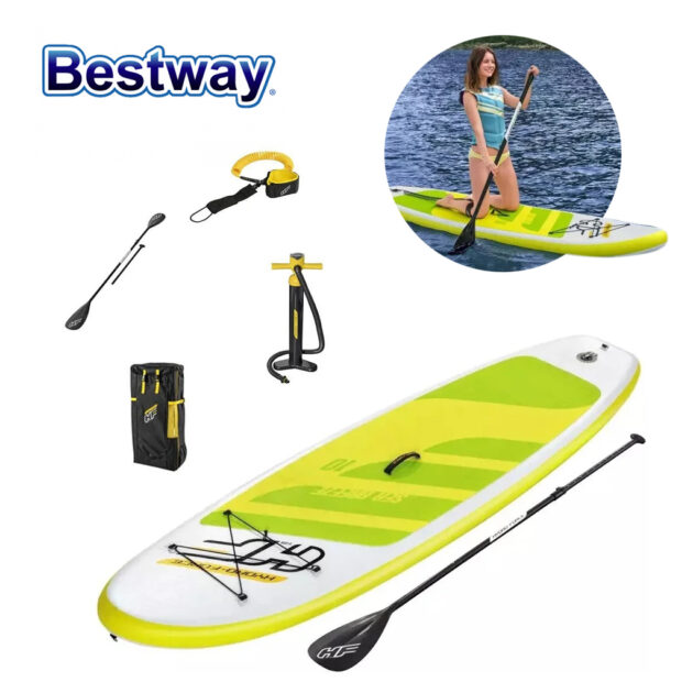 hydro force™ paddle gonflable avec pompe À main bestway 65340