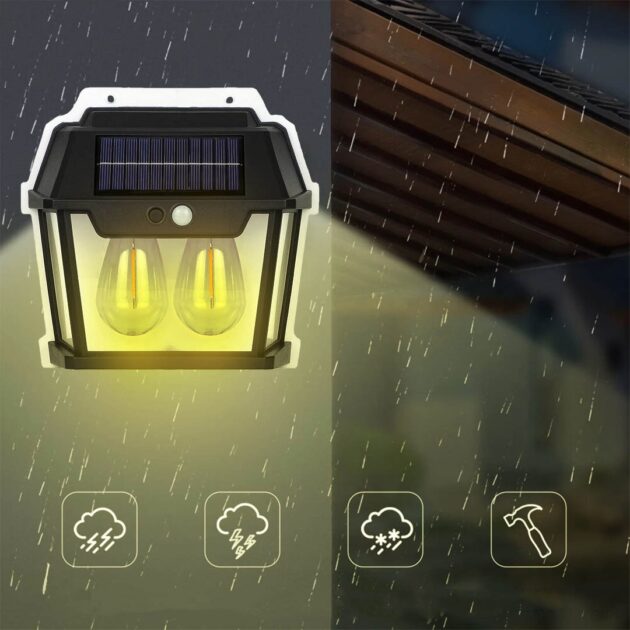 Applique murale solaire étanche...