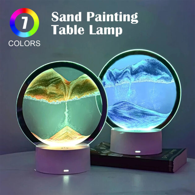 Sablier Lampe led 3D...