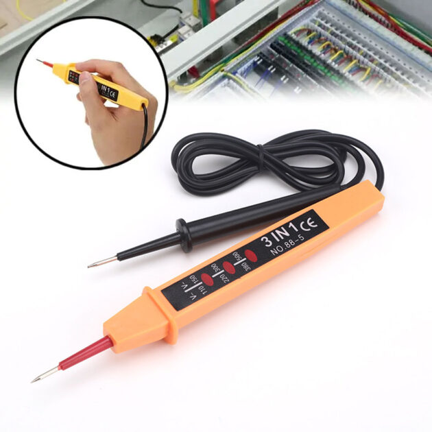 stylo testeur de tension 3en1 electrique avec fil