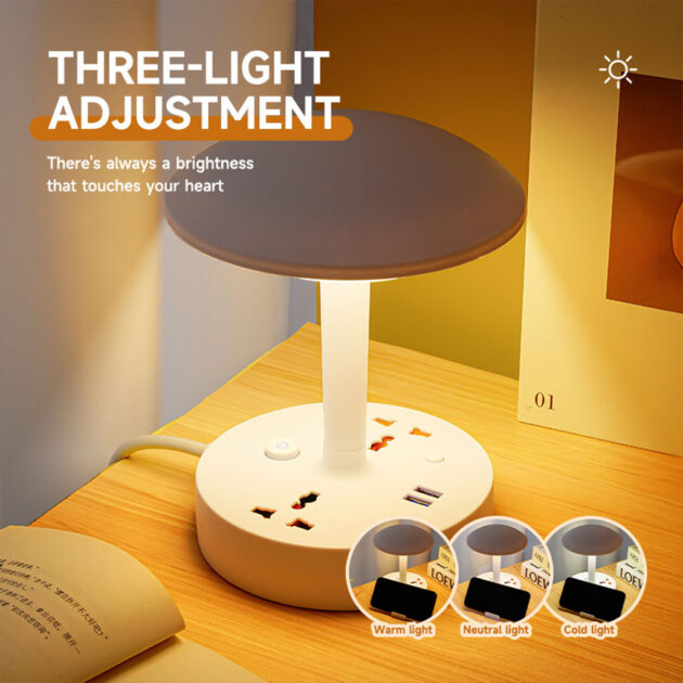 Multiprise et lampe de...