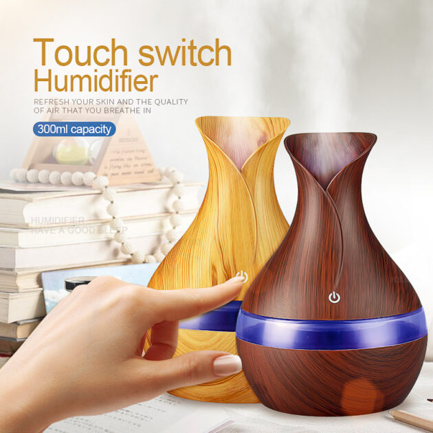 humidificateur vase 300ml Aromathérapie...