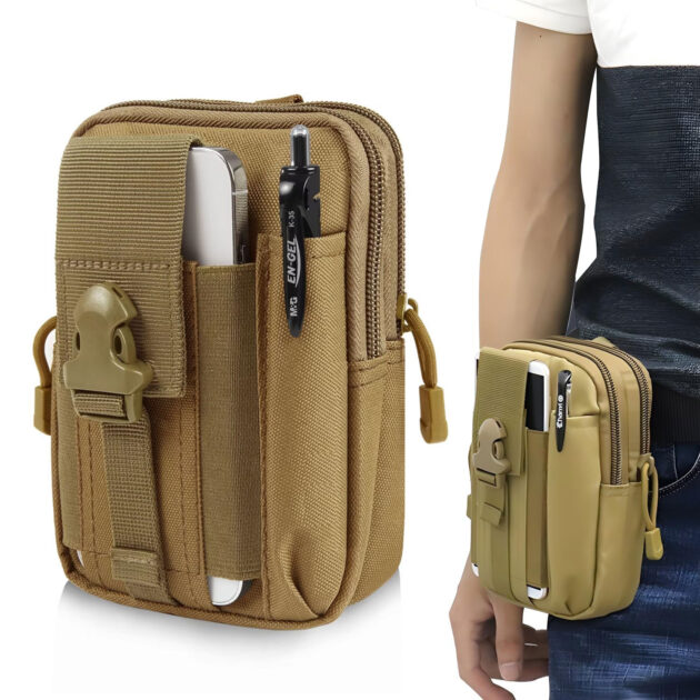 pochette sac banane multifonction avec support pour téléphone