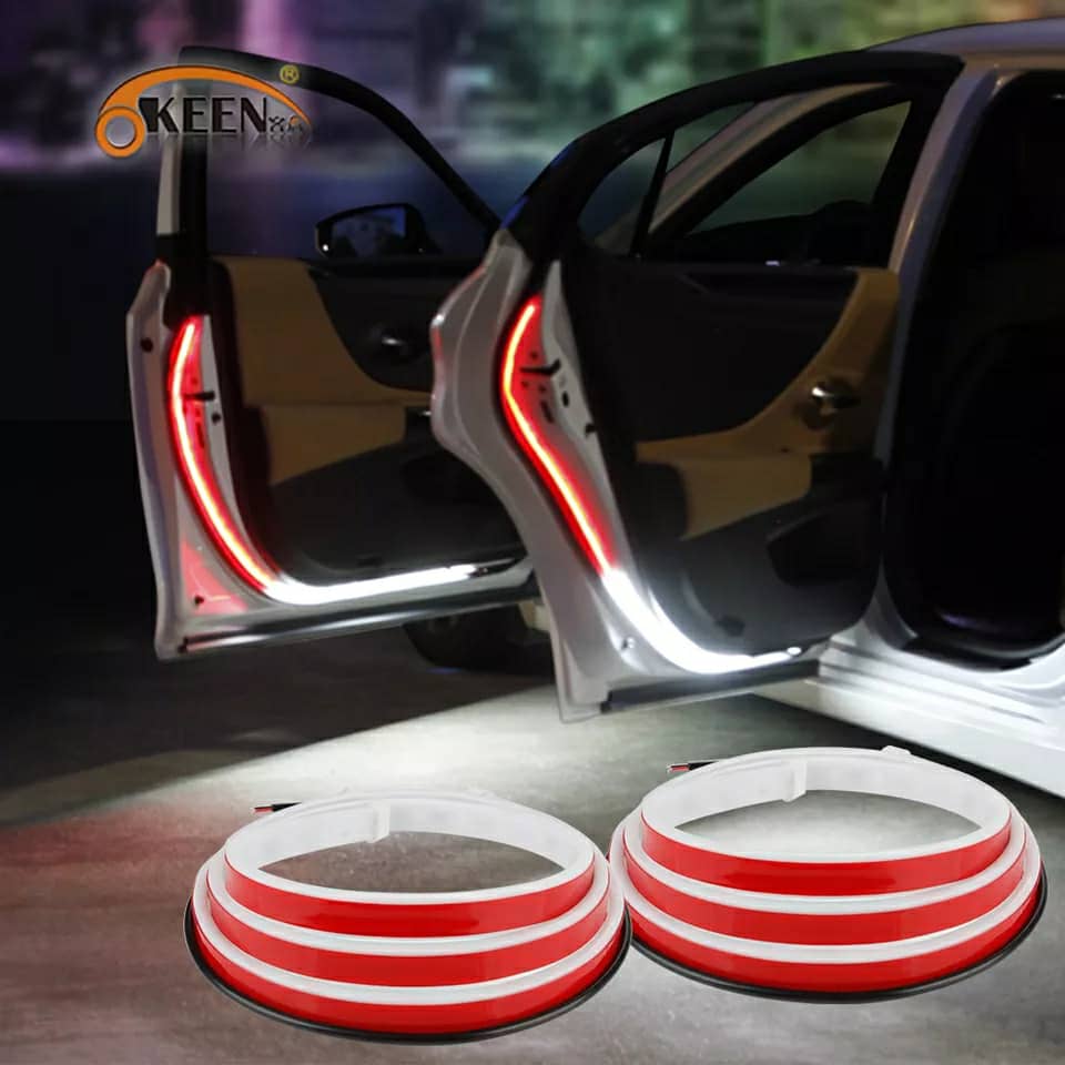feux d’avertissement de porte voiture led anti collision 2 pcs