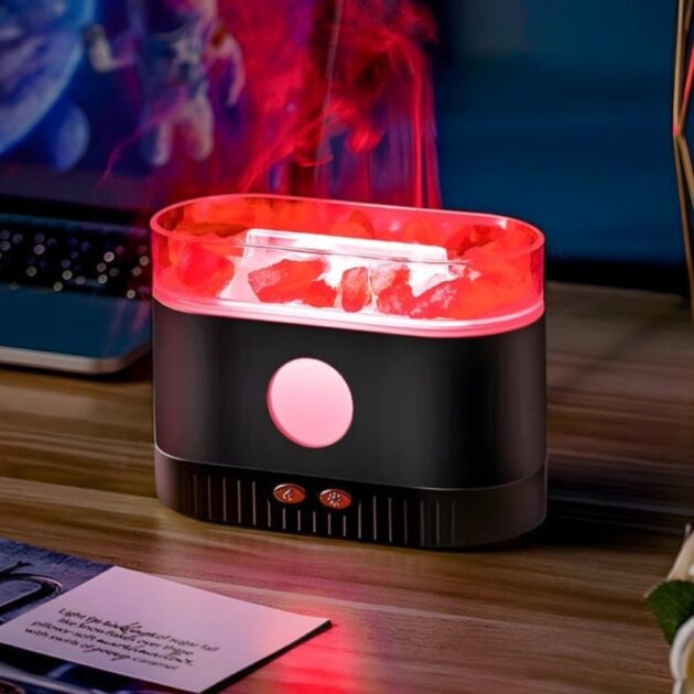 Humidificateur flamme multicolore des...