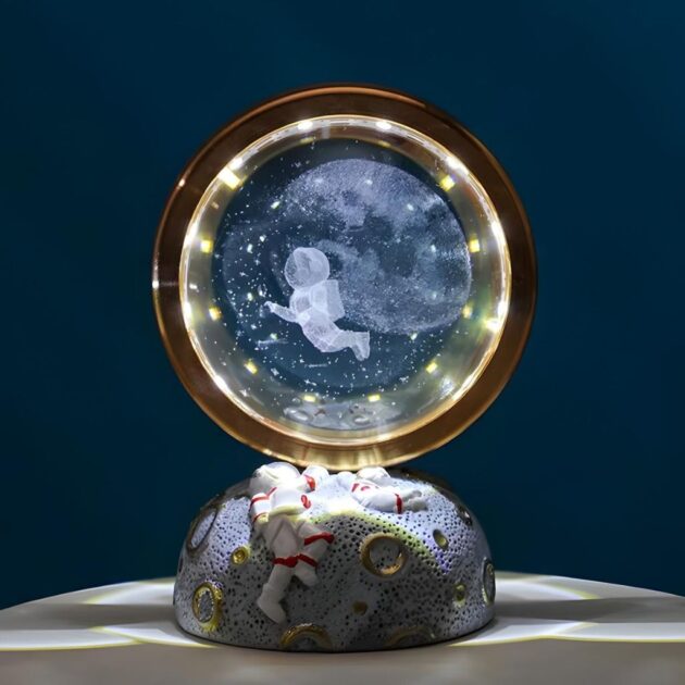 Lampe Astronut 3D Cristal...