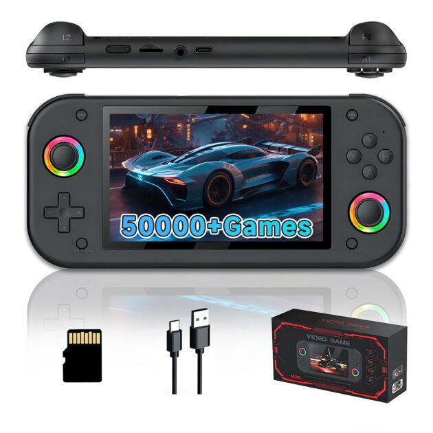 console de jeu portable rétro m26 plus de 20 000 jeux 25 émulateurs 64gb – جهاز ألعاب محمول