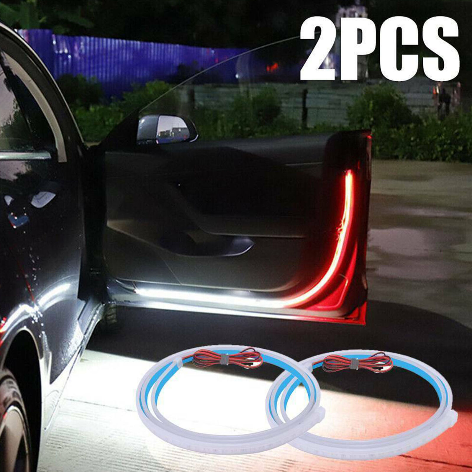 feux d’avertissement de porte voiture led anti collision 2 pcs