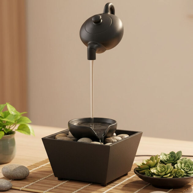 Fontaine théière flottante décoration...