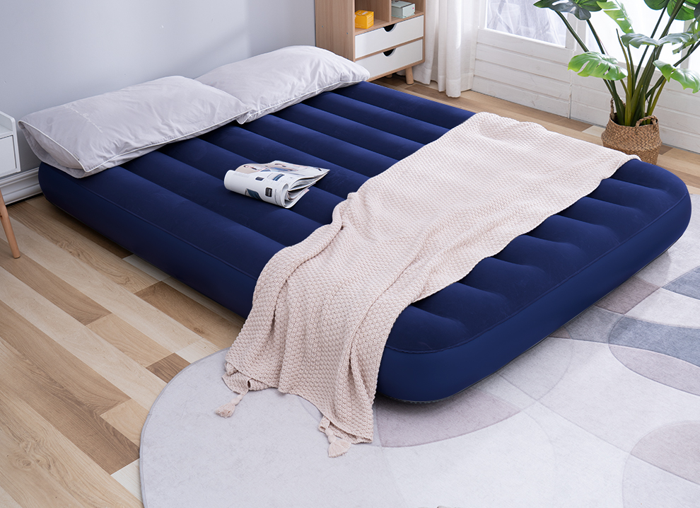pavillo matelas gonflable avec oreiller intégrée 188x99x30 cm bestwey #67680