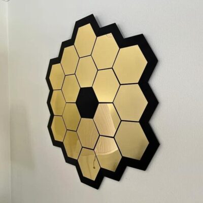 Décoration murale miroir Abeille Miroir Acrylic 40 Cm / 45 Cm