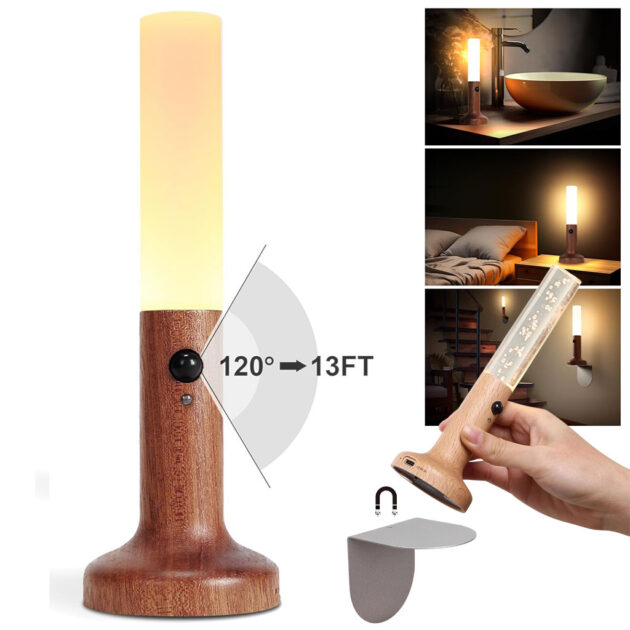 Applique murale rechargeable en...