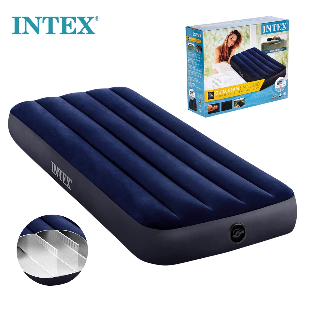 matelas gonflable fiber tech technology 191×76×25cm – intex 64756