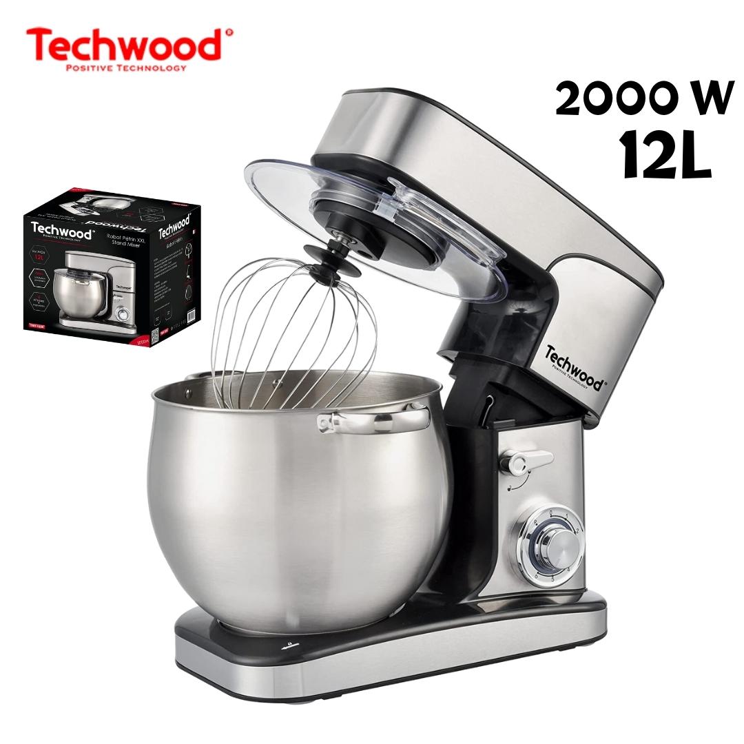 techwood robot pétrin professionel 12l 2000w tro 1226