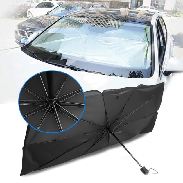 pare soleil pliable pour voiture protection solaire bloc uv