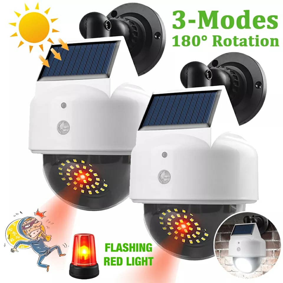 applique murale solaire à 41 led avec capteur de mouvement pir ètanche