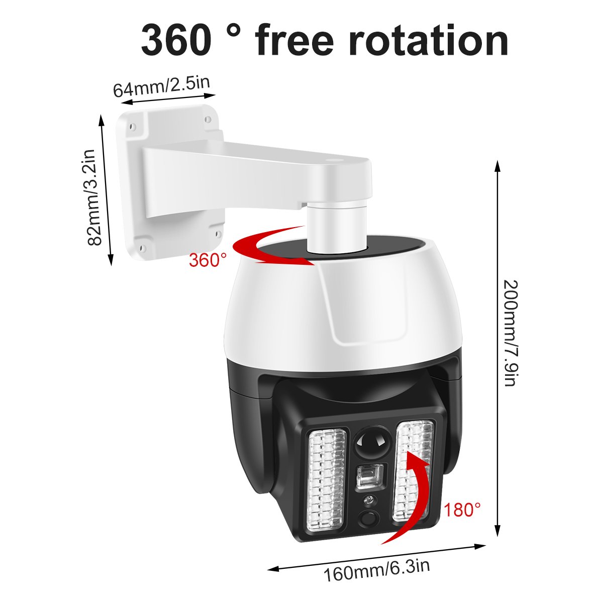 كاميرا وهمية ومصباح شمسي مزود بكاشف حركة - الصورة 6