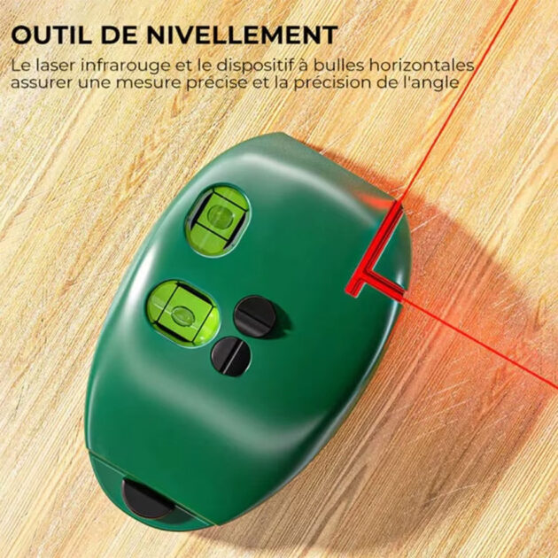 balance laser électronique portable à 90 degrés – جهاز تحديد مستوى ليزر