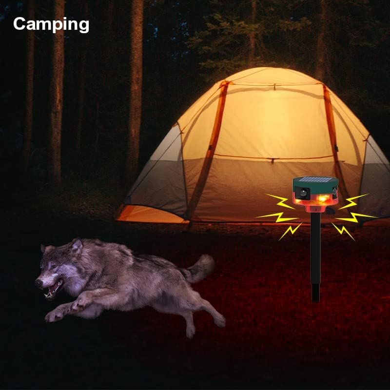 جهاز طارد للحيوانات مزود بمستشعر حركة يعمل بالطاقة - الصورة 3