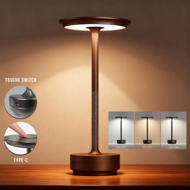 Lampe de table rechargeable...