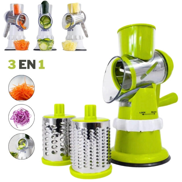 Coupe-légumes multifonctionnel, trancheuse ronde...