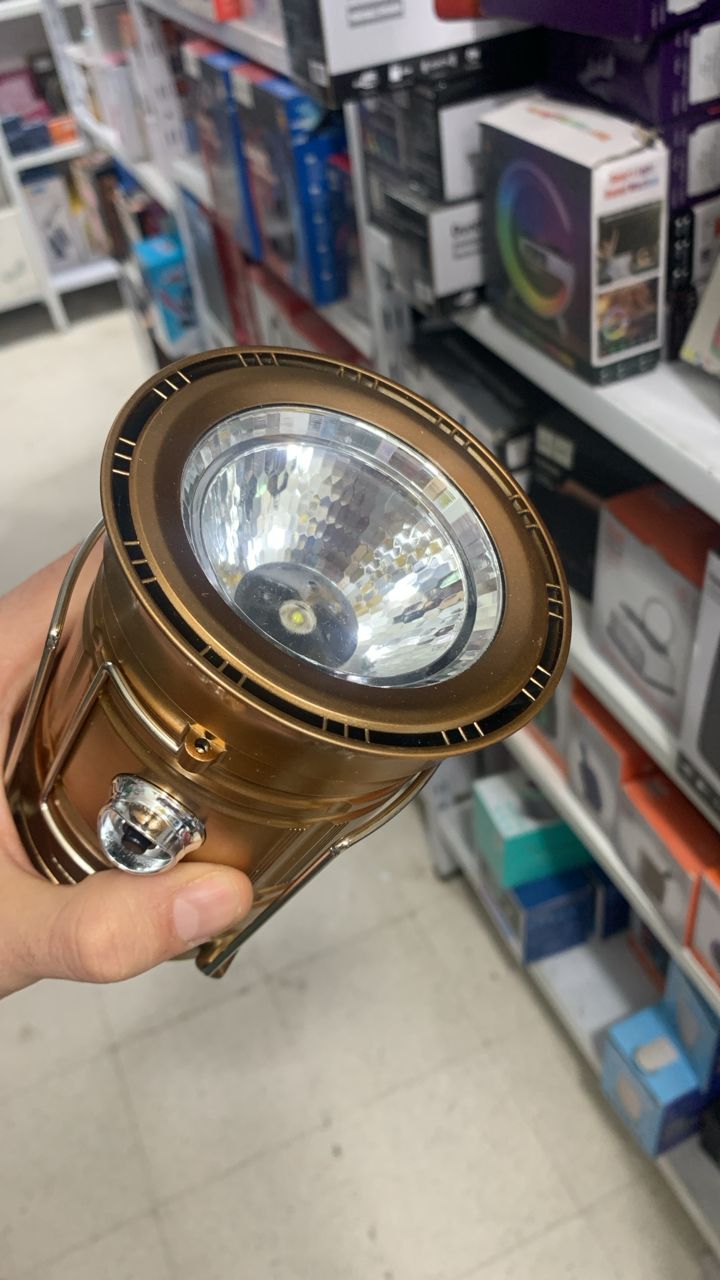 lampe de camping 2in1 rechargeable solaire pliable yd 3589