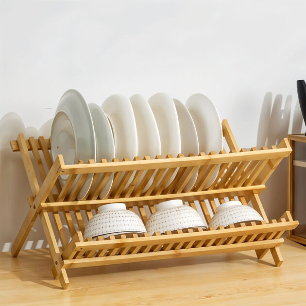 Égouttoir à vaisselle pliable...