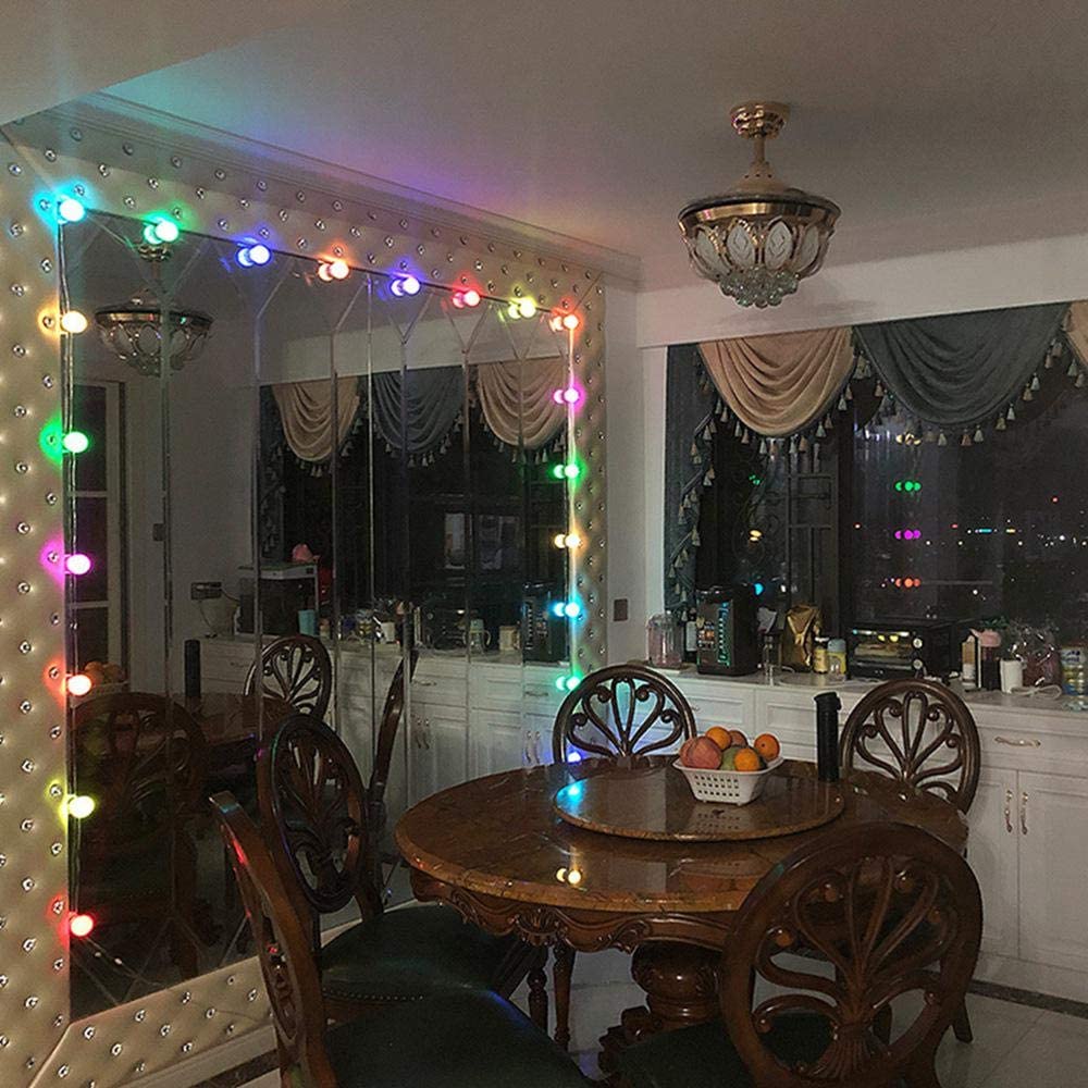 Chende Lampe Miroir RGB 10 psc mural Hollywood style - الصورة 4