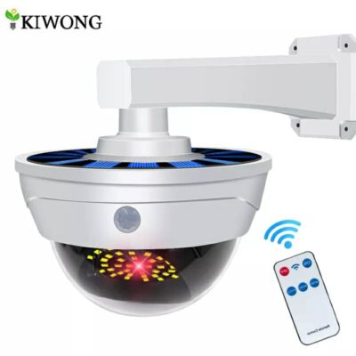 lampe de surveillance extérieure solaire anti vol, capteur de mouvement pir à induction humaine