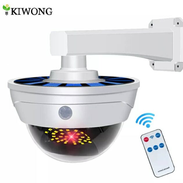 lampe de surveillance extérieure solaire anti vol, capteur de mouvement pir à induction humaine