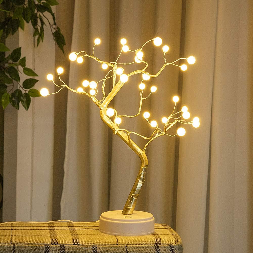 lampe de Table Arbre lumineux style bonsaï - الصورة 5