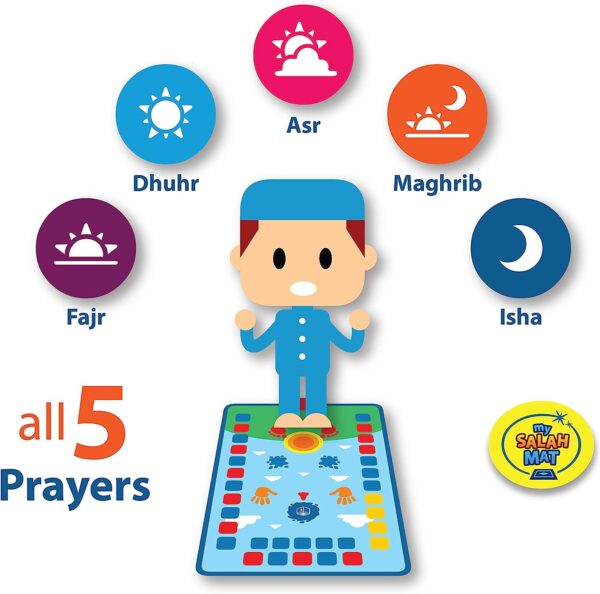Tapis Pour Apprendre La Prière Aux Enfants سجادة الصلاة التعليمية - الصورة 4