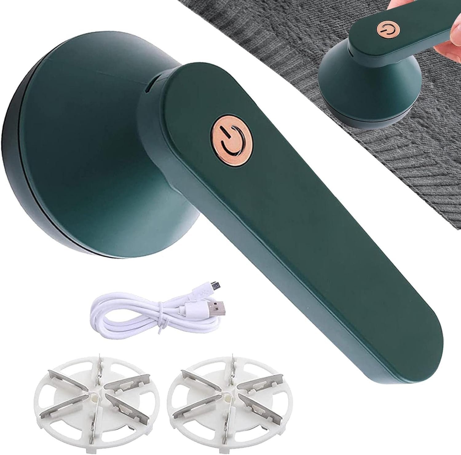 مزيل وبر الملابس الكهربائي المحمول - الصورة 6