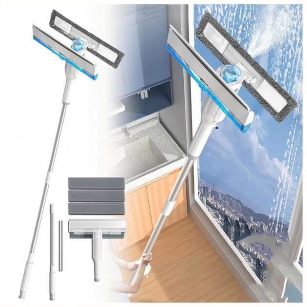 ممسحة زجاج بمقبض طويل...