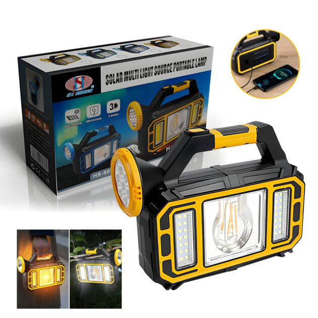 Lampe Solaire Portable Multifonctionnelle...