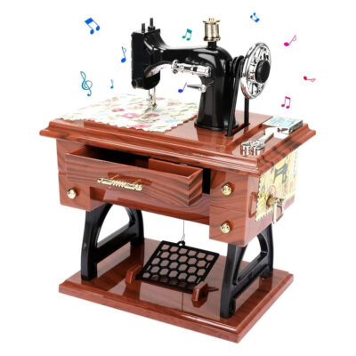 Boîte à Musique Miniature Machine à Coudre – ماكينة خياطة موسيقية
