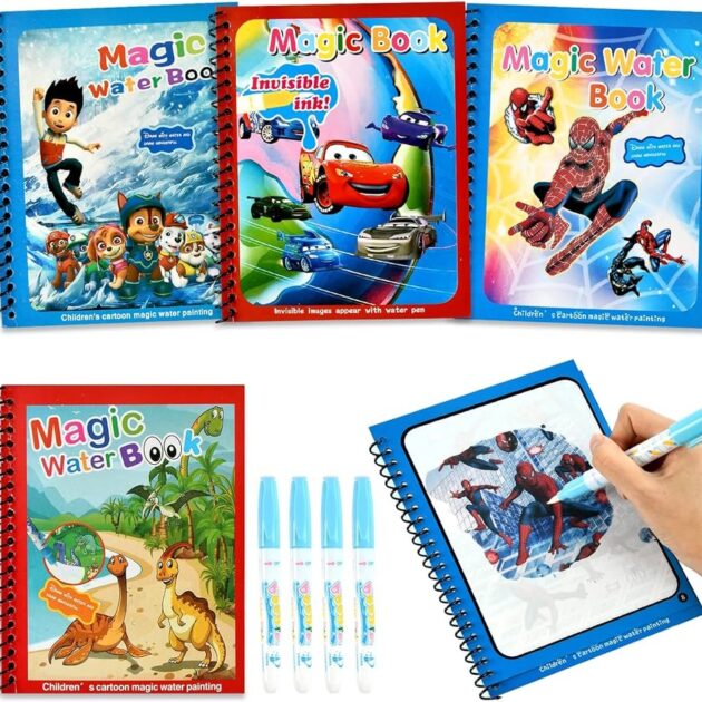 كتاب تلوين سحري بالماء