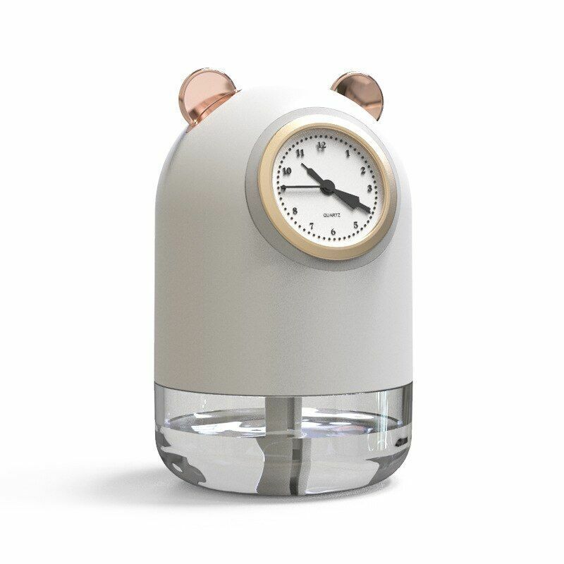 humidificateur avec horloge et Spray pour bureau 7 Couleur led 300 ML - الصورة 3