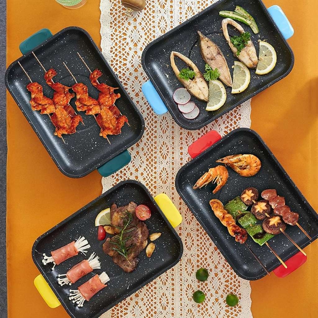 Gril Électrique Antiadhésif d’Intérieur – شواية كهربائية مضادة للالتصاق للاستخدام الداخلي - الصورة 6