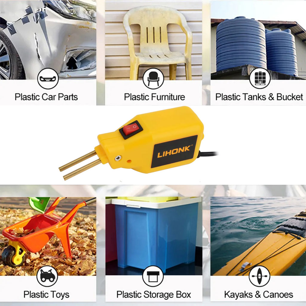 Mini Soudeuse de Plastique Parechoc 50W avec 200 agrafes inclus – جهاز تلحيم البلاستيك - الصورة 4