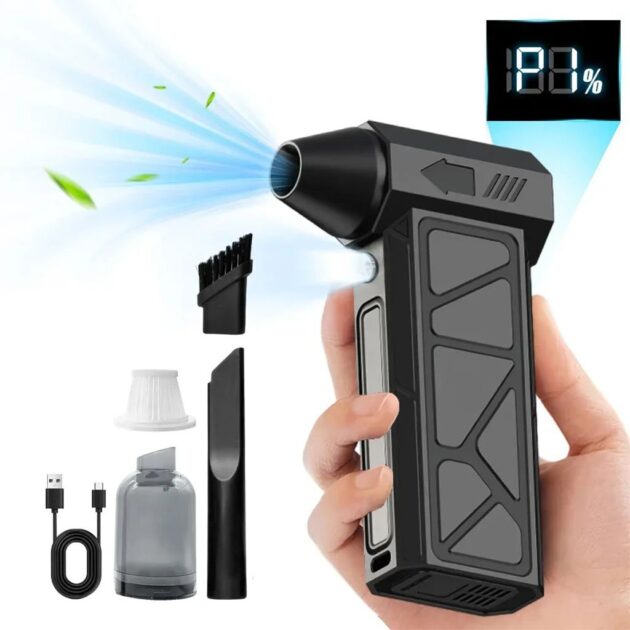 منفاخ ومكنسة كهربائية محمولة...