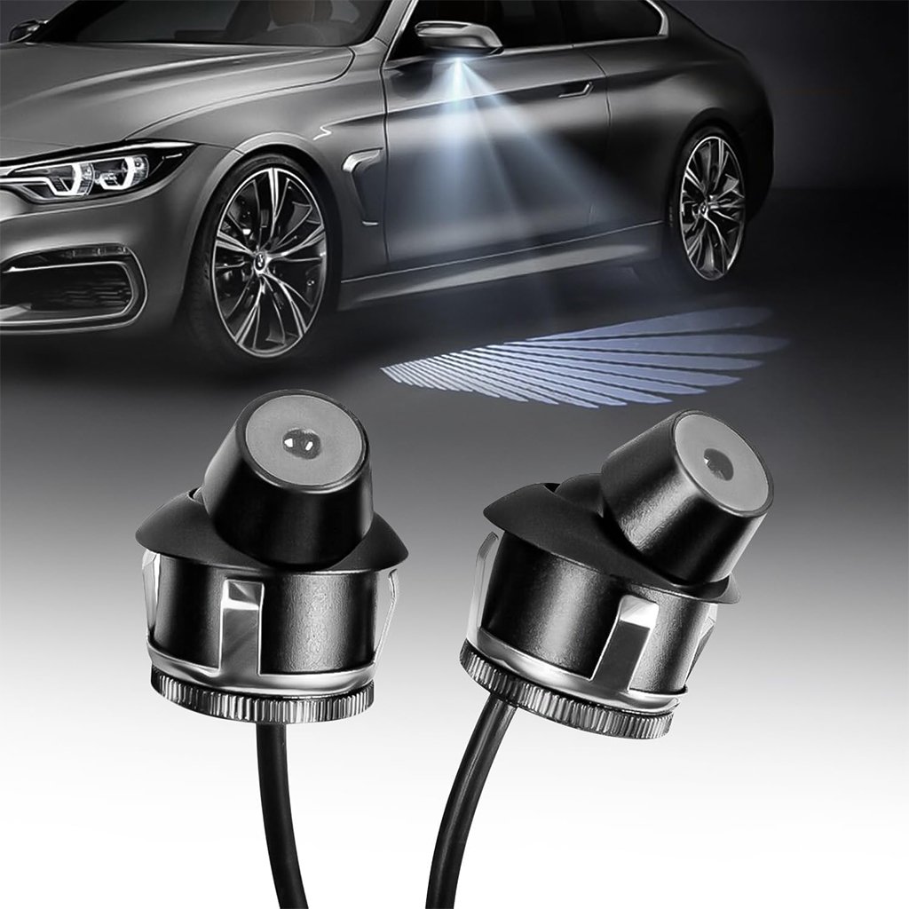 جهاز عرض على شكل أجنحة ملاك لمرآة السيارة الجانبية - الصورة 2