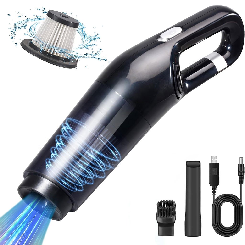 مكنسة كهربائية لاسلكية قابلة لإعادة الشحن للسيارة بقوة