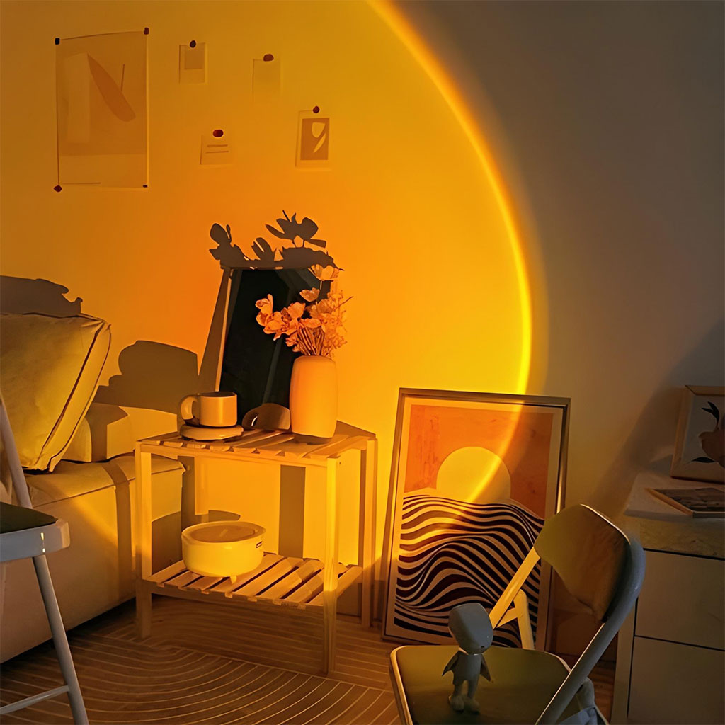 Astronaute Lampe de coucher de soleil pour chambre et décoration intérieure - الصورة 5