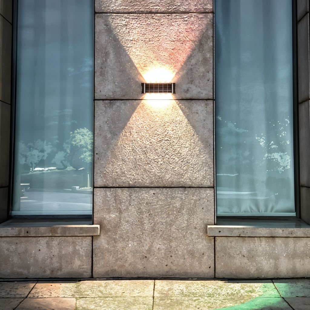 كشاف شمسي مقاوم للماء بمعيار للحديقة والشرفة - الصورة 3