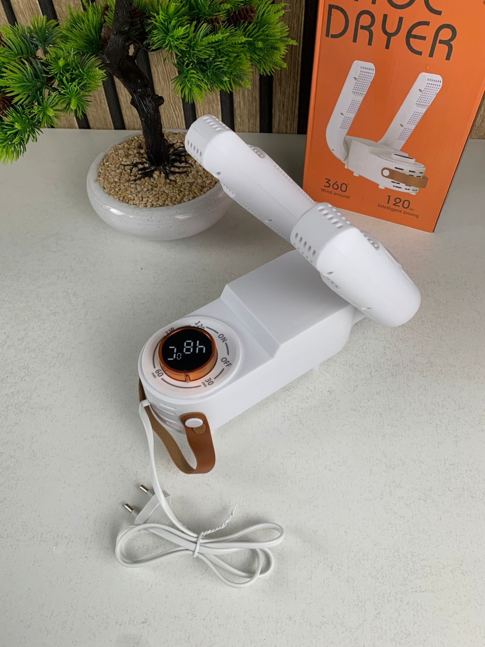 sèche chaussures électrique avec minuterie et grille de séchage réglable v2 – مجفف أحذية محمول