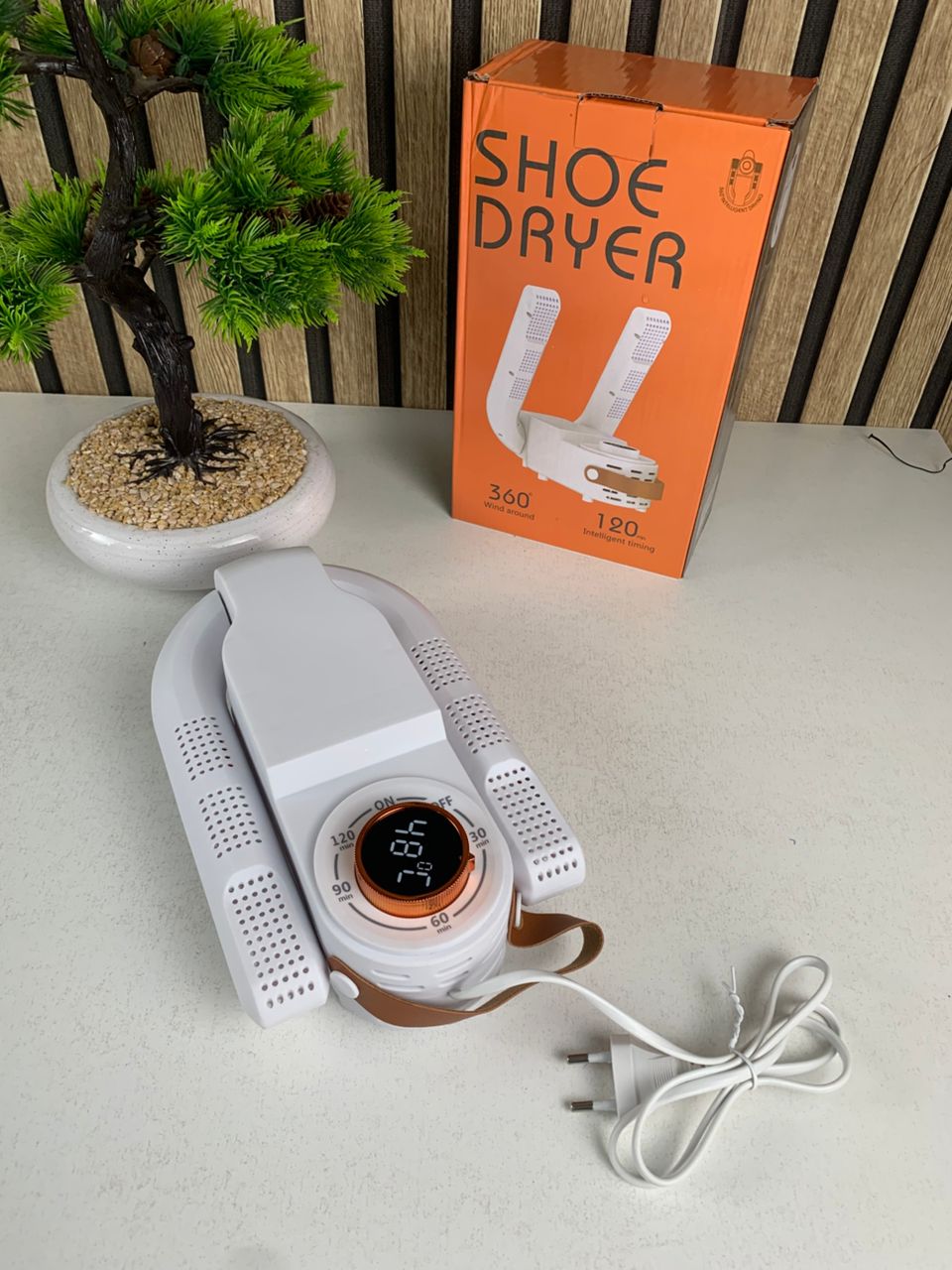 sèche chaussures électrique avec minuterie et grille de séchage réglable v2 – مجفف أحذية محمول