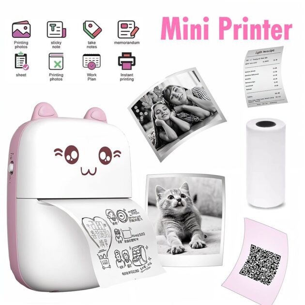 طابعة حرارية لاسلكية صغيرة...